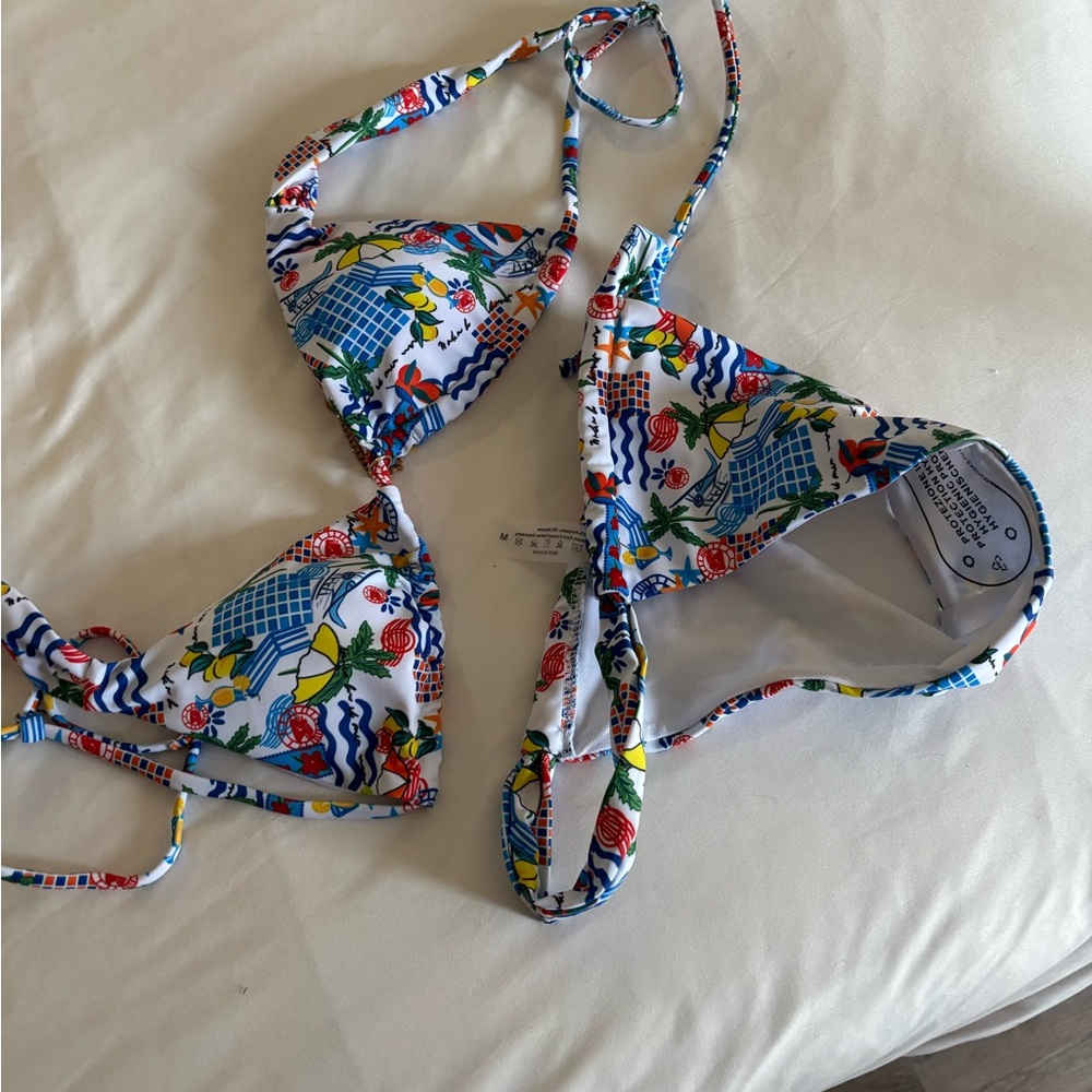 Colorful Patterned Bikini Set - Picture 4 of 5